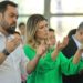 Governador do Rio, Claudio Castro no primeiro dia de campanha pela reeleição