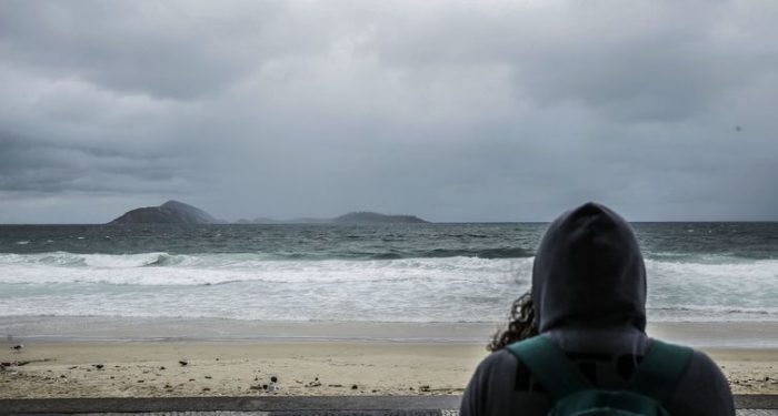 Frente fria no Rio de Janeiro neste final de agosto