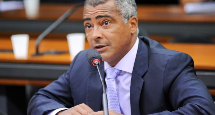 Romário: o craque dos gramados não repetiu o desempenho no Senado