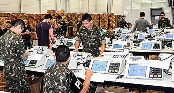 Campos-RJ: Exército indica grupo para fiscalizar urnas eletrônicas
