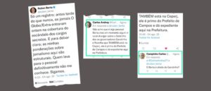 Ruben Berta, repórter do UOL, faz campanha contra Claudio Castro 