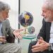 Lula e Celso Amorim na Embaixada dos EUA