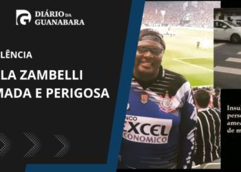 Carla Zambelli armada e perseguindo eleitor em SP