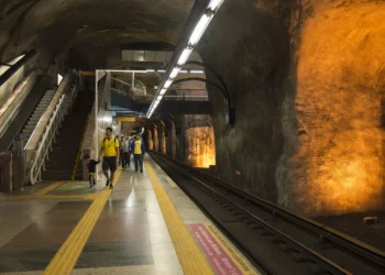 Metrô do Rio: acidente com na estação do Estácio.