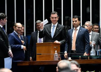 Rodrigo Pacheco: presidente do Senado reeleito para o próximo biênio.