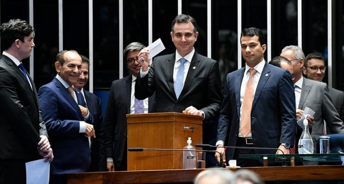 Rodrigo Pacheco: presidente do Senado reeleito para o próximo biênio.