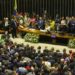 Posse dos 513 deputados em Brasília: solenidade é seguida da eleição do presidente da Casa.