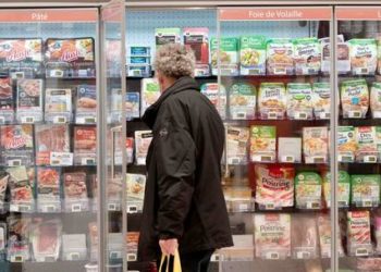 Preço dos alimentos na França: país está com inflação acelerada.