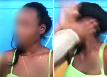 Violência no Big Bom Preço em Salvador: casal espancado por tentar frutar lei em pó para alimentar a filha criança.