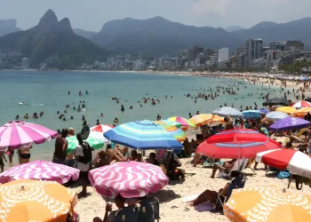 Onda de calor: a temperatura mais elevada no Rio de Janeiro e São Paulo.