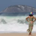 Zona sul do Rio: praias em dias de ressaca.