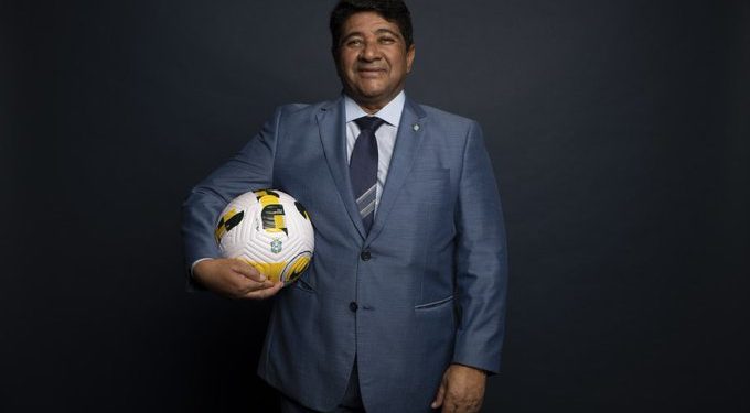 Ednaldo Rodrigues: presidente da CBF de volta ao cargo por decisão de Gilmar Mendes, do STF.