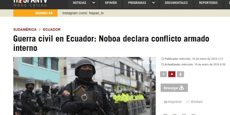 Equador: entenda a crise e a explosão da violência no país latino-americano.