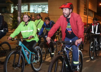 Dia sem Carro e sem Moto: campanha pelo uso de bikes, realizada em Bogotá, na Colômbia.