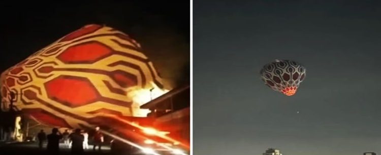 Vídeo: balão cai sobre creche, causa incêndio e apagão em São Paulo