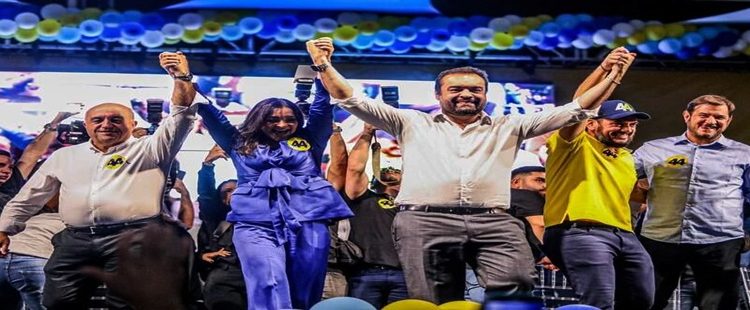 Acompanhada de Castro e Bacellar, Madeleine lança candidatura à Prefeitura de Campos