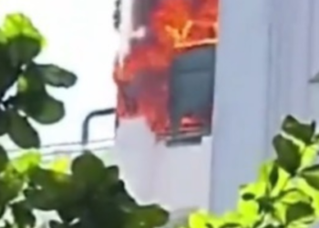 Incêndio atinge Hospital dos Servidores, no Centro do Rio