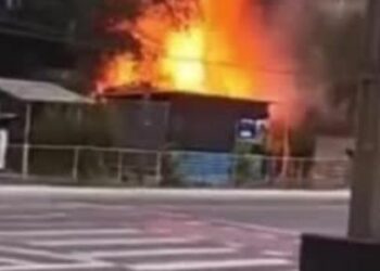 Incêndio destrói casa do autor de ataque terrorista contra o STF