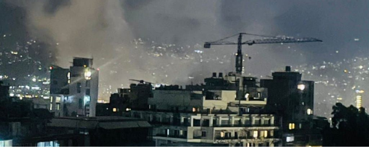 Vídeo: Centro de Beirute é alvo de ataque da Força Aérea israelense