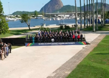  Vídeo: Líderes globais posam para foto oficial no 1º dia do G20 no Brasil