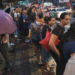 Temporal em São Paulo: inundação e filas para o transporte público.