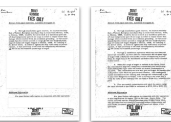 Os arquivos divulgados esta semana revelam uma operação dos EUA dirigida contra a URSS, realizada em agosto de 1962, às vésperas da Crise dos Mísseis de Cuba.