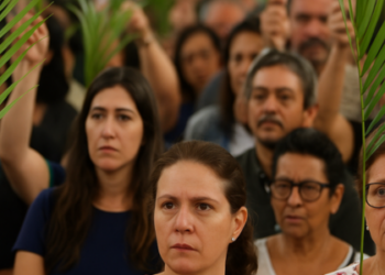 Pontífice faz breve aparição na Praça de São Pedro durante celebração que marca início da Semana Santa