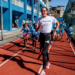 A atleta olímpica Viviane Lyra participou de evento na Vila Olímpica do Alemão, onde falou sobre sua trajetória e ensinou a técnica da marcha atlética aos alunos. Encontro faz parte do Time Rio, programa de apoio a atletas de alto rendimento.