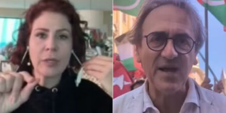Deputado da esquerda italiana, Angelo Bonelli entrega endereço de Carla Zambelli à polícia em Roma. Parlamentar brasileira foi presa após ser considerada foragida no Brasil.