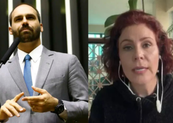 Preso na Itália, Carla Zambelli foi localizada em seu apartamento em Roma. Eduardo Bolsonaro pediu que o país europeu não aceite o pedido de extradição feito pelo STF. Deputada quer ser julgada na Itália.