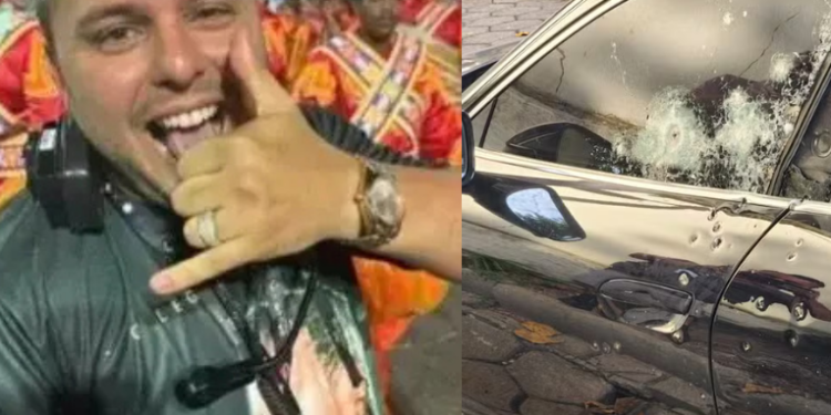 Contraventor Vinicius Drumond sofre atentado a tiros na Barra da Tijuca. Investigado por ligação com o jogo do bicho, ele teve apenas ferimentos leves. Polícia apura o caso.