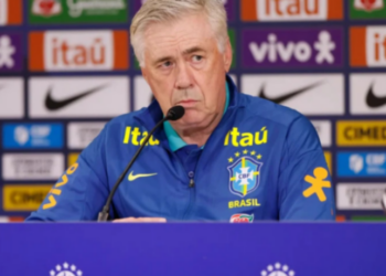 Carlo Ancelotti convoca 25 jogadores para os últimos jogos do Brasil nas Eliminatórias da Copa. Dez atletas recebem primeira chance. Neymar fica fora por questão física.