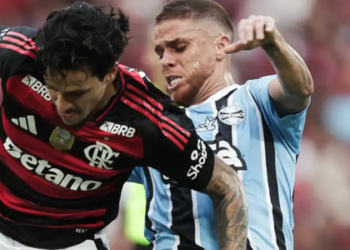 Flamengo empata com o Grêmio por 1 a 1 no Maracanã e pode perder parte da vantagem na liderança do Brasileirão. Goleiro Tiago Volpi marcou o gol de empate tricolor nos minutos finais.