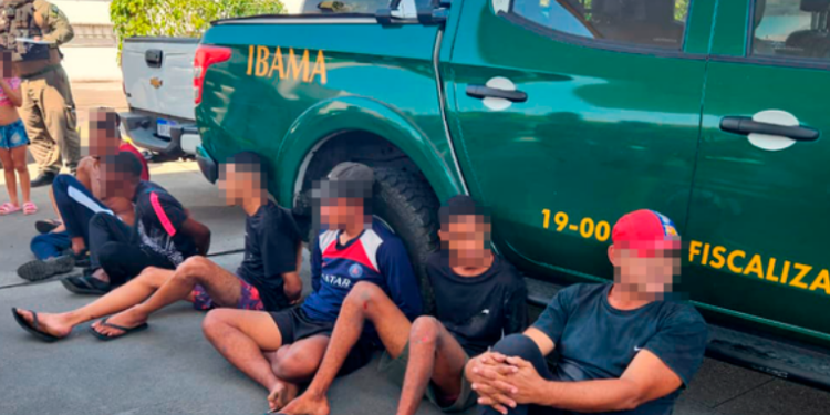 Ibama e Polícia Civil do Rio de Janeiro prendem oito pessoas na Feira de Duque de Caxias por crimes contra a fauna e maus-tratos a animais silvestres, apreendendo caranguejos, saguis, jacarés e filhote de jiboia.