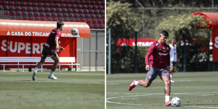 São Paulo encerra treinos e recebe o Atlético-MG neste domingo (24), às 20h30, no MorumBIS. Time de Hernán Crespo soma sete jogos de invencibilidade e busca voltar ao G6 do Brasileirão.