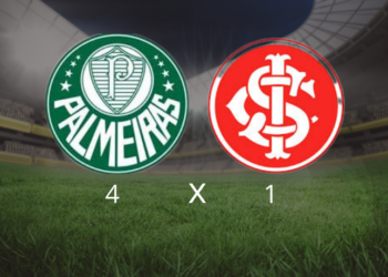 Palmeiras vence Internacional por 4 a 1, com hat-trick de Vitor Roque, e assume provisoriamente a vice-liderança do Campeonato Brasileiro, animando torcida antes da Libertadores.