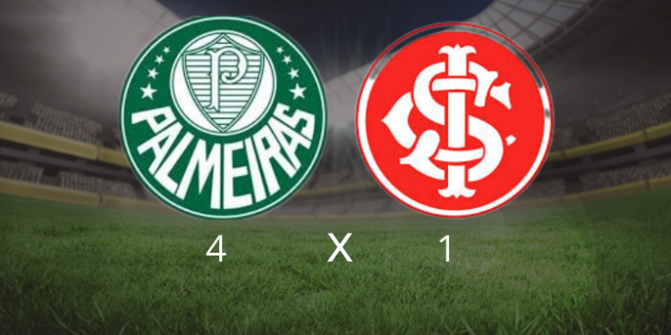 Palmeiras vence Internacional por 4 a 1, com hat-trick de Vitor Roque, e assume provisoriamente a vice-liderança do Campeonato Brasileiro, animando torcida antes da Libertadores.