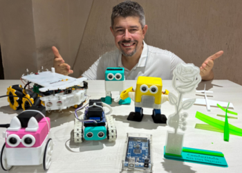 Shopping da Gávea recebe evento gratuito neste sábado (4) com robôs de futebol, oficinas 3D, experiências no metaverso e lançamento de livro sobre educação digital.