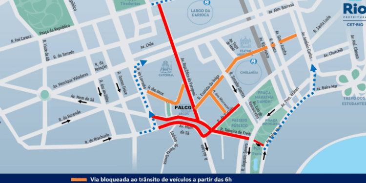 No domingo (26/10), a Lapa passa por alterações no trânsito e operação especial da Prefeitura do Rio para o show de João Gomes nos Arcos. Interdições começam às 6h, com reforço de agentes e recomendação para uso do metrô.