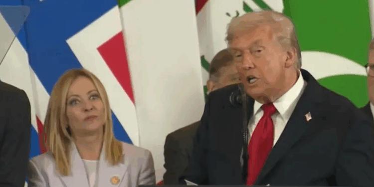 “Você não se importa se eu te chamar de linda?”: Trump elogia Meloni durante cúpula no Egito