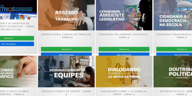 Senado oferece cursos gratuitos e online pela plataforma Saberes. São mais de dez formações nas áreas de direito, administração pública, ética e cidadania.