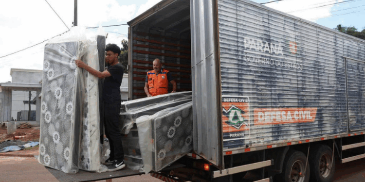 Paraná amplia arrecadação para vítimas do tornado em Rio Bonito do Iguaçu; mais de mil moradores seguem desalojados