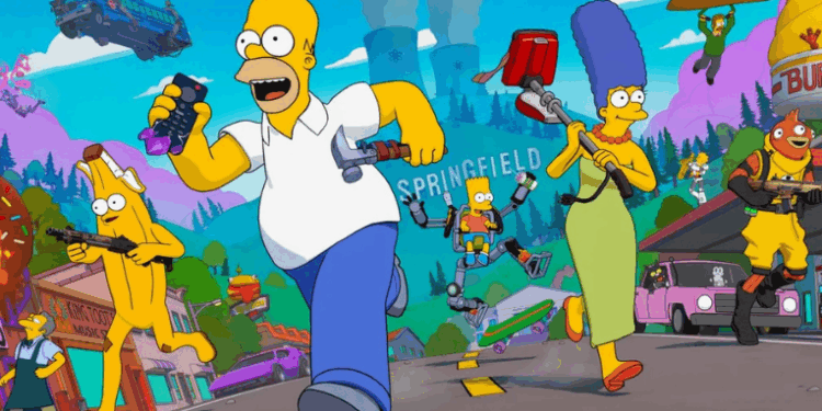 Fortnite estreia temporada de Os Simpsons com Springfield Island, Battle Pass exclusivo, skins, novos desafios e curtas animados no Disney+.