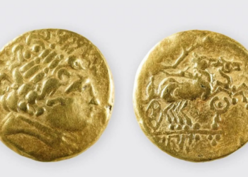 Descoberta de moedas celtas de ouro na Suíça é uma das mais raras do país