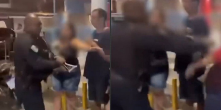 Uma idosa foi agredida com coronhada de fuzil por policial em Nilópolis, Baixada Fluminense. Polícia Militar afastou o agente e investigações seguem na 57ª DP.