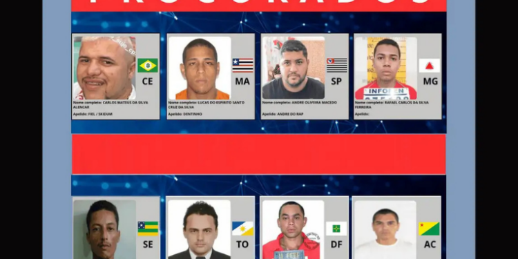 O Ministério da Justiça lança o site gov.br/captura, com lista de 216 foragidos prioritários, ampliando a participação da sociedade e a cooperação entre estados no combate ao crime organizado.