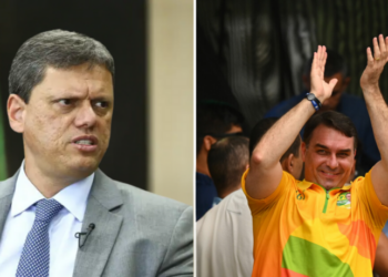 O governador Tarcísio de Freitas declara apoio à pré-candidatura de Flávio Bolsonaro à Presidência, destacando lealdade a Jair Bolsonaro e unidade do grupo bolsonarista rumo às eleições de 2026.