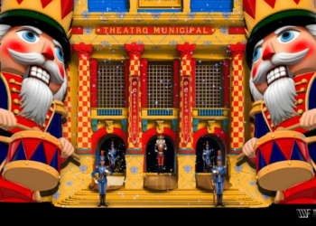 O Theatro Municipal do Rio de Janeiro encerra a temporada de 2025 com projeções gratuitas de O Quebra-Nozes na fachada do teatro, oferecendo experiência interativa e cultural para toda a população.