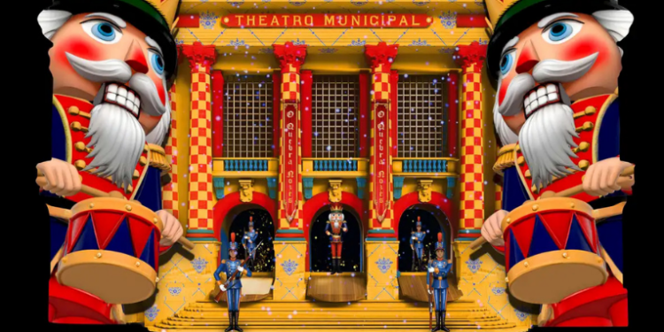 O Theatro Municipal do Rio de Janeiro encerra a temporada de 2025 com projeções gratuitas de O Quebra-Nozes na fachada do teatro, oferecendo experiência interativa e cultural para toda a população.