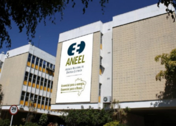 fachada da Agência Nacional de Energia Elétrica (Aneel), órgão responsável pela regulação e fiscalização do setor elétrico no Brasil.